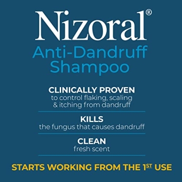 Nizoral Anti-Dandruff Shampoo 1% Ketoconazole Fresh Scent