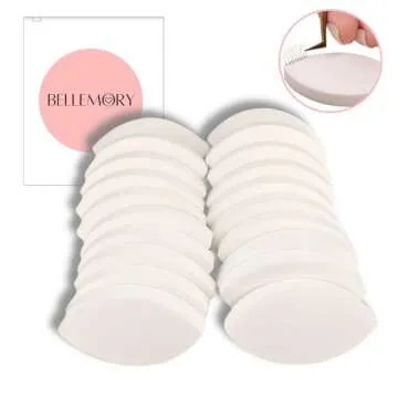 BELLEMORY 20pc Lash Sponges for Practice, Eye Shape Sponge, Practice Sponges For Eyelash Extensions, Lash Mapping Chart Sponge, Lash Map Sponge, Lash Training Sponge