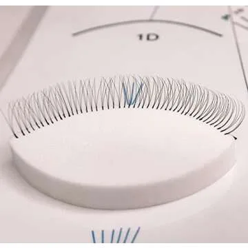 BELLEMORY 20pc Lash Sponges for Practice, Eye Shape Sponge, Practice Sponges For Eyelash Extensions, Lash Mapping Chart Sponge, Lash Map Sponge, Lash Training Sponge