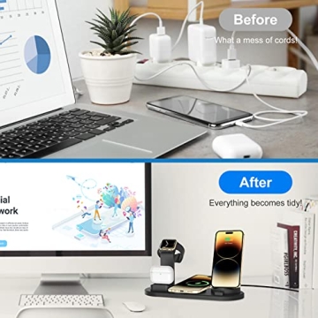 Apple 4 in 1 Wireless Charger for iPhone and Apple Watch