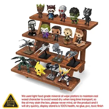 Versatile Wooden Display Stand for Cupcakes and More