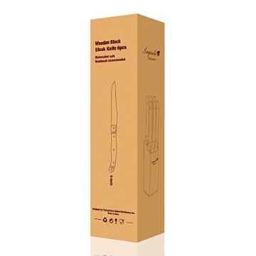 Laguiole FlyingColors Steak Knife Set - 6 Serrated Knives