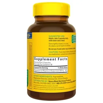 Nature Made Magnesium Glycinate for Muscle & Sleep Support