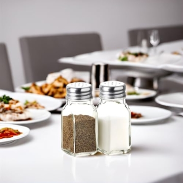 Clear Glass Salt and Pepper Shakers Set for Every Occasion