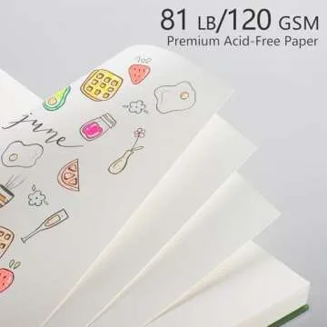 RETTACY Blank Journal Notebook, A4 Blank Spiral Notebook with 300 Pages, 8.2'' × 11.2'' Large Size, 81 LB/120 GSM Thick Paper, Flexible Plastic Cover, for Sketching, Drawing, Painting (Purple)