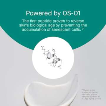OneSkin FACE & EYE OS-01 Peptide Topical Supplement | Skin Longevity Age Reversal Moisturizer and Eye Cream