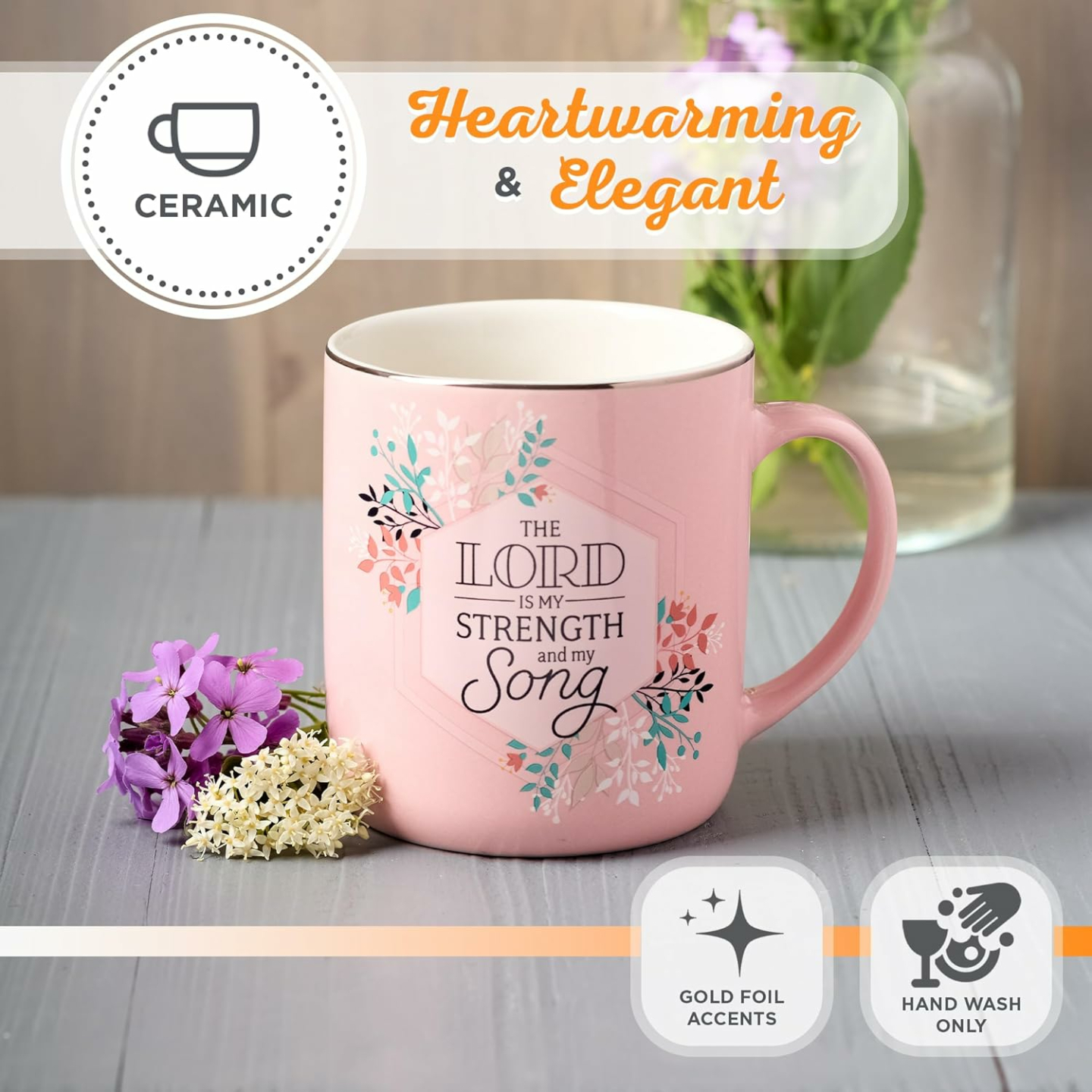 Christian Art Gifts 14 oz Scripture Mug for Women