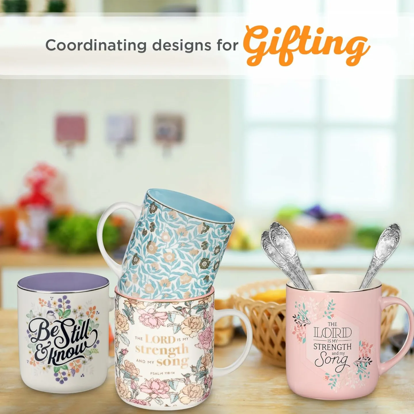 Christian Art Gifts 14 oz Scripture Mug for Women