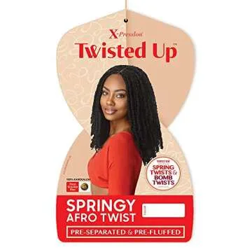 MULTI PACK DEALS! Outre Synthetic Braid - X PRESSION TWISTED UP SPRINGY AFRO TWIST 16 (1-PACK, 1)
