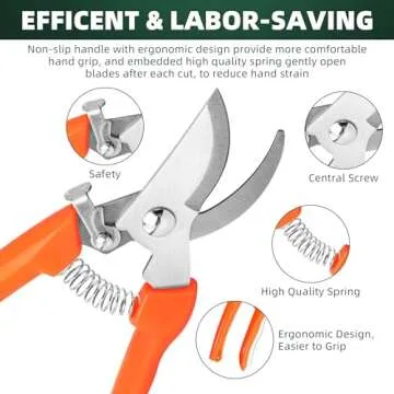 EWPJDK Garden Pruning Shears - Perfect for All Gardeners