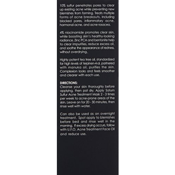 Sunday Riley Sulfur Acne Treatment Mask, 2.0 Fl Oz