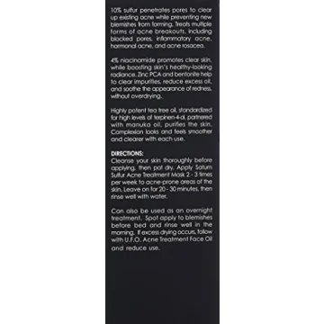 Sunday Riley Sulfur Acne Treatment Mask, 2.0 Fl Oz