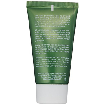 Sunday Riley Sulfur Acne Treatment Mask, 2.0 Fl Oz