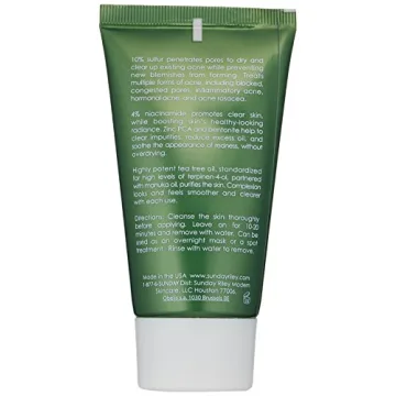 Sunday Riley Sulfur Acne Treatment Mask, 2.0 Fl Oz