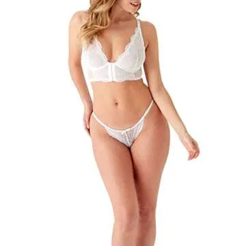 Gossard Superboost Lace Deep V Bra 30F White