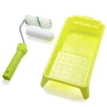 Foam Paint Roller Set with Tray & Liners for DIY