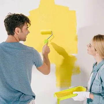 Foam Paint Roller Set with Tray & Liners for DIY