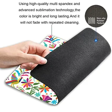 Vibrant Floral Mouse Pad for Office Gaming and More