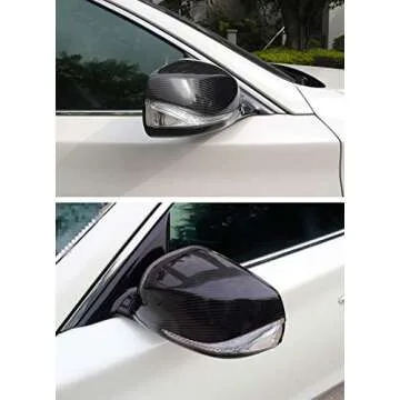 GaofeiLTF Infiniti Mirror Caps - Real Carbon Fiber Replacement