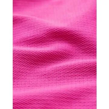 CRZ YOGA Seamless Workout Shirts for Women Short Sleeve Sports Tees Quick Dry Breathable Gym Athletic Tops Hibiscus Purple Small