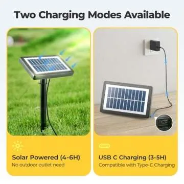 Guntsous 29FT Solar String Lights Edison Bulbs Outdoor Decoration