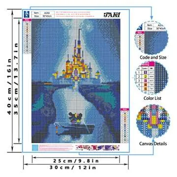 JAKI Diamond Painting Kits - DIY Sparkling Art Kit