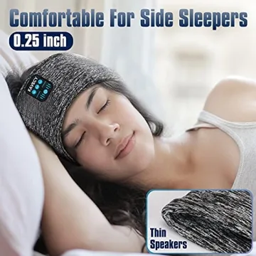 Soft Wireless Headband Headphones for Sleep and Sports