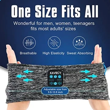 Soft Wireless Headband Headphones for Sleep and Sports