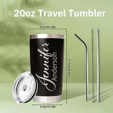 Custom Insulated Tumbler Personalized with Name and Picture