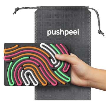 Pushpeel Sensory Activity Board for Stress Relief & Calming