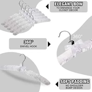 Elegant Satin Padded Hangers for Every Wardrobe