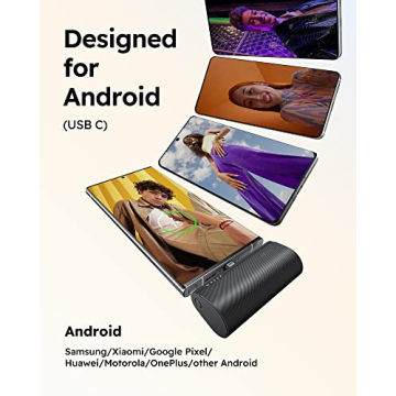 VEGER 5000mAh USB C Fast Charging Power Bank for Android