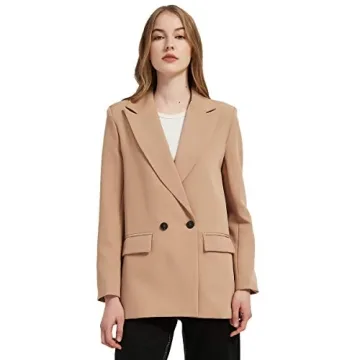 RZIV Women's Casual Blazer - Work Office Suit Jacket