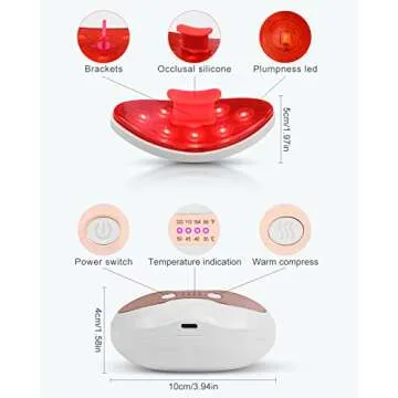 FERNIDA Red Light 2 in 1 Lip & Eye Care Tool