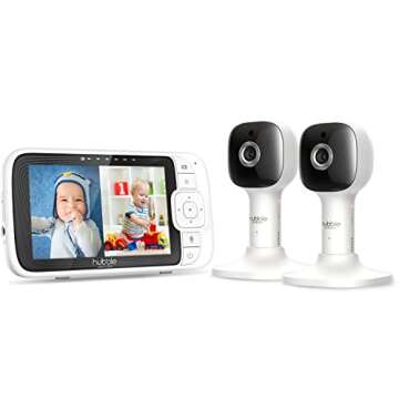 HUBBLE Nursery Pal Twin Baby Monitor - Dual Camera, HD Video