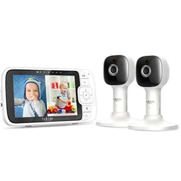 HUBBLE Nursery Pal Twin Baby Monitor - Dual Camera, HD Video