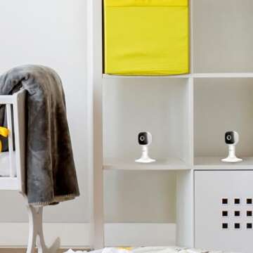 HUBBLE Nursery Pal Twin Baby Monitor - Dual Camera, HD Video