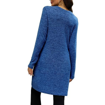 Long Sleeve Sweater Dresses for Women with Pockets