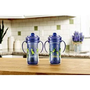 Dr. Brown's Insulated Sippy Cup for Toddlers - 2 Pack