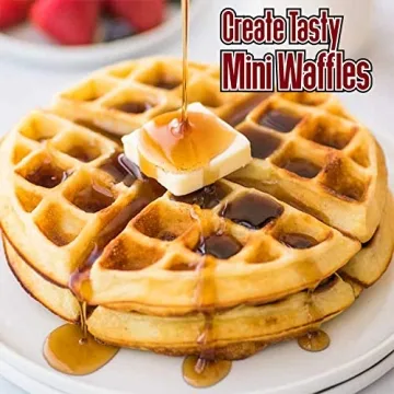 Burgess Brothers Mini Waffle Maker Portable Non-Stick Iron
