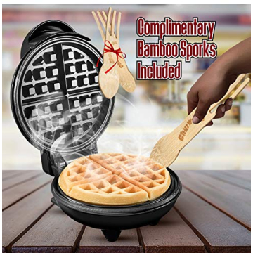 Burgess Brothers Mini Waffle Maker Portable Non-Stick Iron