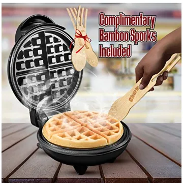 Burgess Brothers Mini Waffle Maker Portable Non-Stick Iron