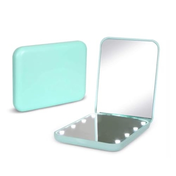 Kintion Compact LED Pocket Mirror for Perfect Makeup