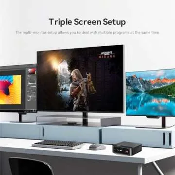 Beelink SER5 PRO Mini PC with Ryzen 7 and Triple Display Support