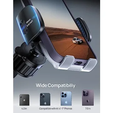 Aomiker Car Phone Mount Vent - 1s Release Holder for All Phones