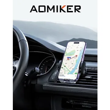 Aomiker Car Phone Mount Vent - 1s Release Holder for All Phones