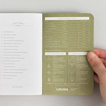 Letterfolk Hike Passport Journal for Outdoor Adventures