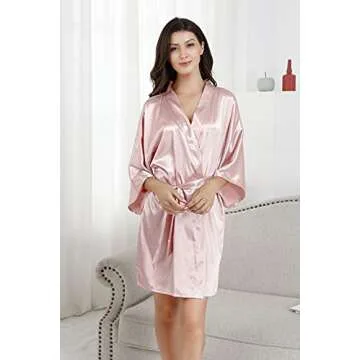 EPLAZA Bridesmaid Robes for Elegant Wedding Prep