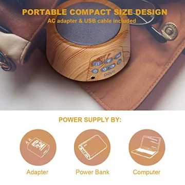 Douni White Noise Machine 24 Soothing Sounds Sleep Therapy