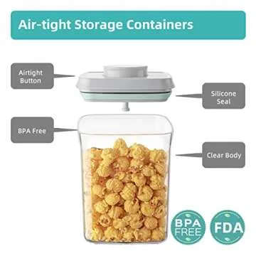 Ankou Airtight Container Set - Easy Open & Stackable